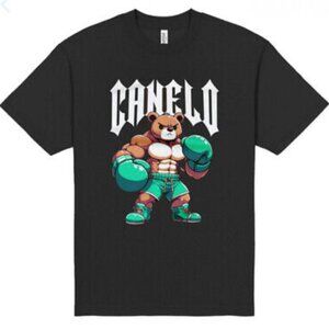 Saul Canelo Alvarez Boxing Bear T Shirt New S-5XL New Boxing Tee Fast Shipping!